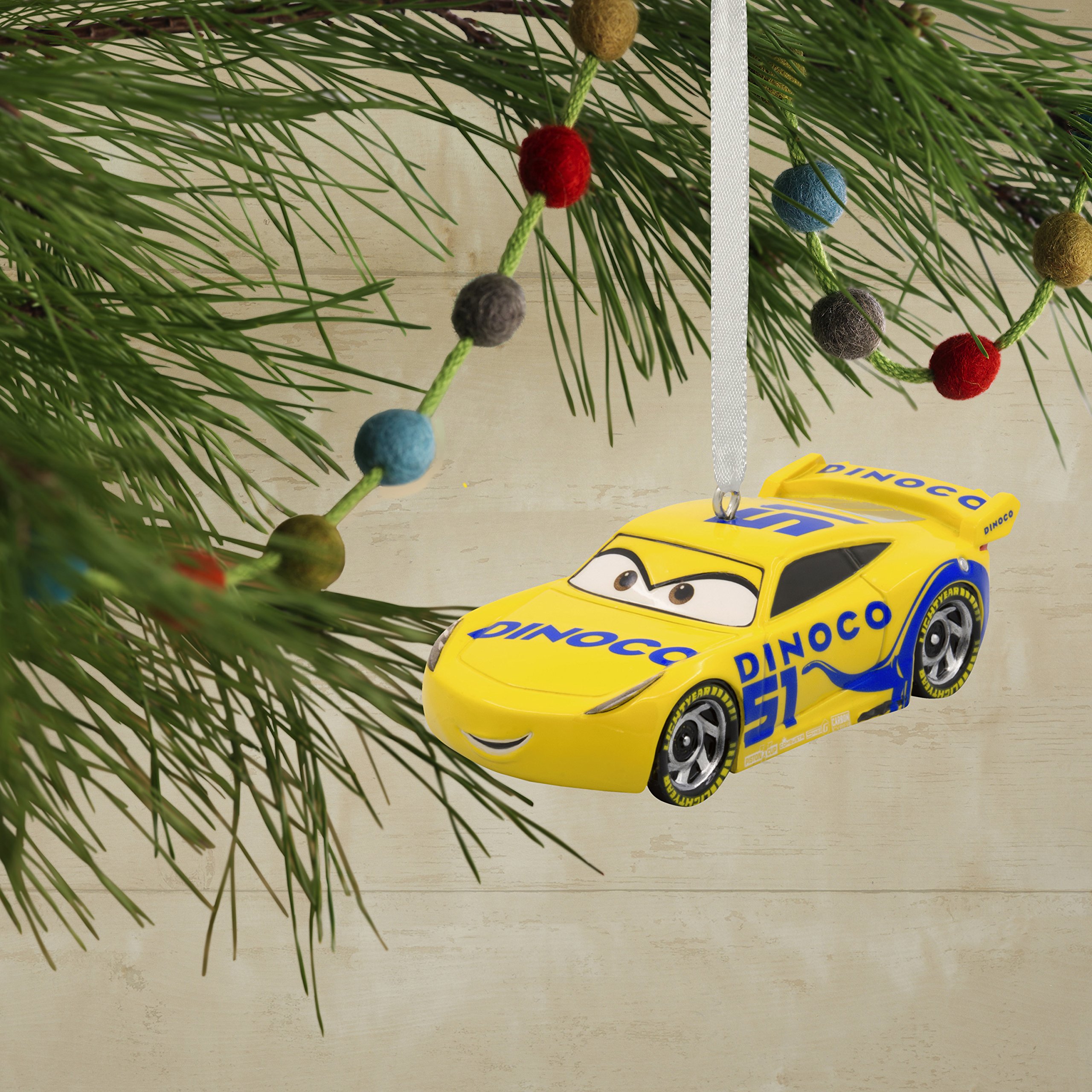 Amazon.com: Hallmark Disney/Pixar Cars 3 Cruz Ramirez Christmas